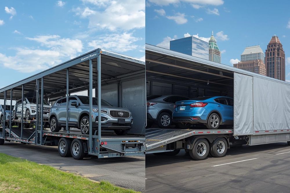 Comparing Open and Enclosed Car Transport for Grand Rapids Customers